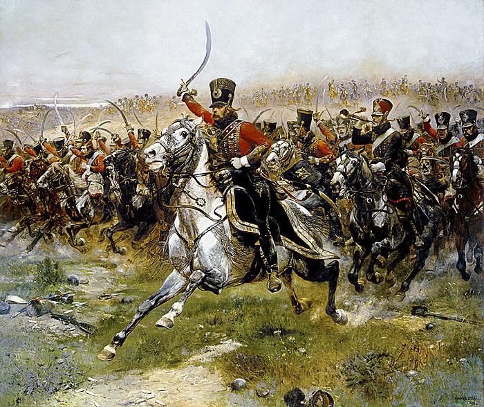 Edouard Detaille Charge of the 4th Hussars at the battle of Friedland, 14 June 1807 Spain oil painting art